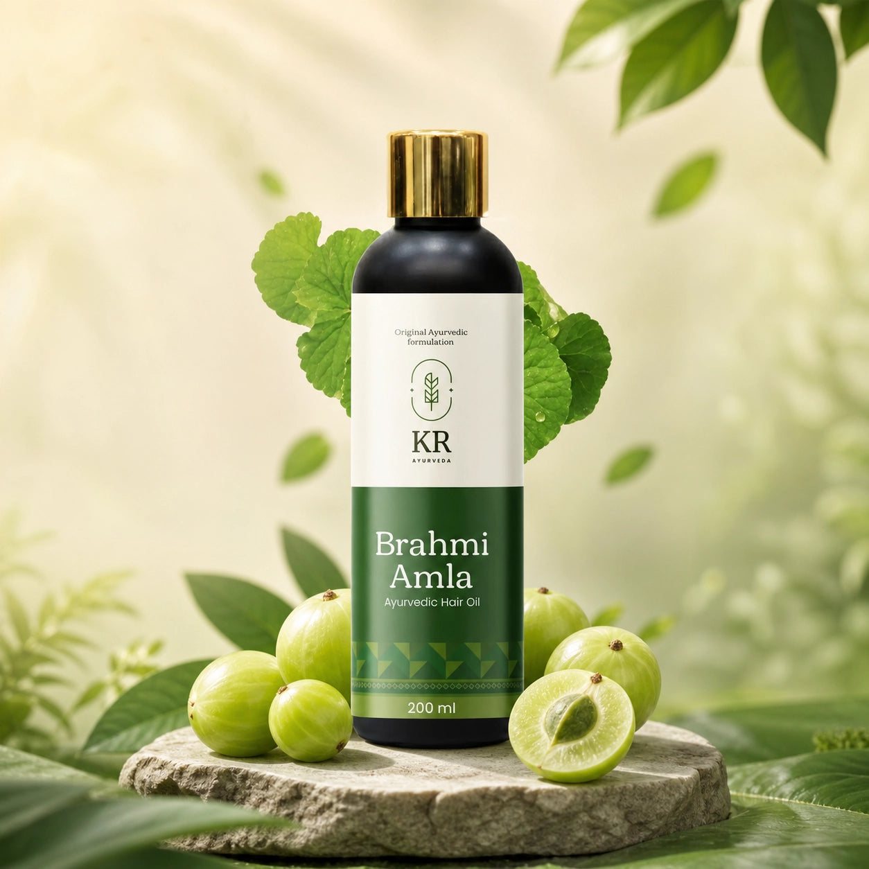 KR Ayurveda Brahmi Amla Ayurvedic Hair Oil