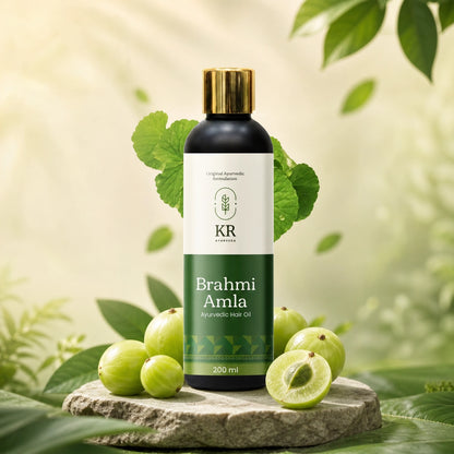 KR Ayurveda Brahmi Amla Ayurvedic Hair Oil